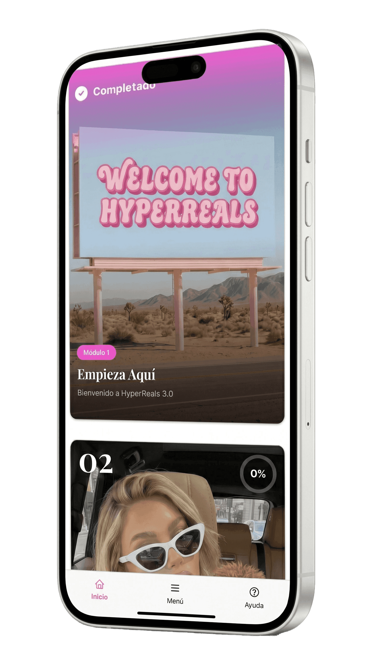 HyperReals Academy — mobile view